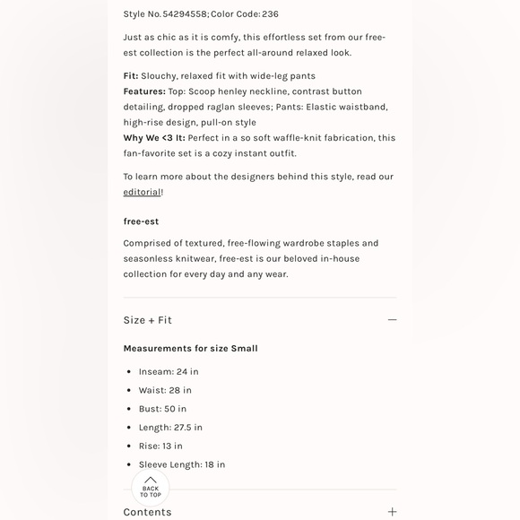 NWT Free People Hailee Set- Summers Blue Heather - Picture 8 of 10